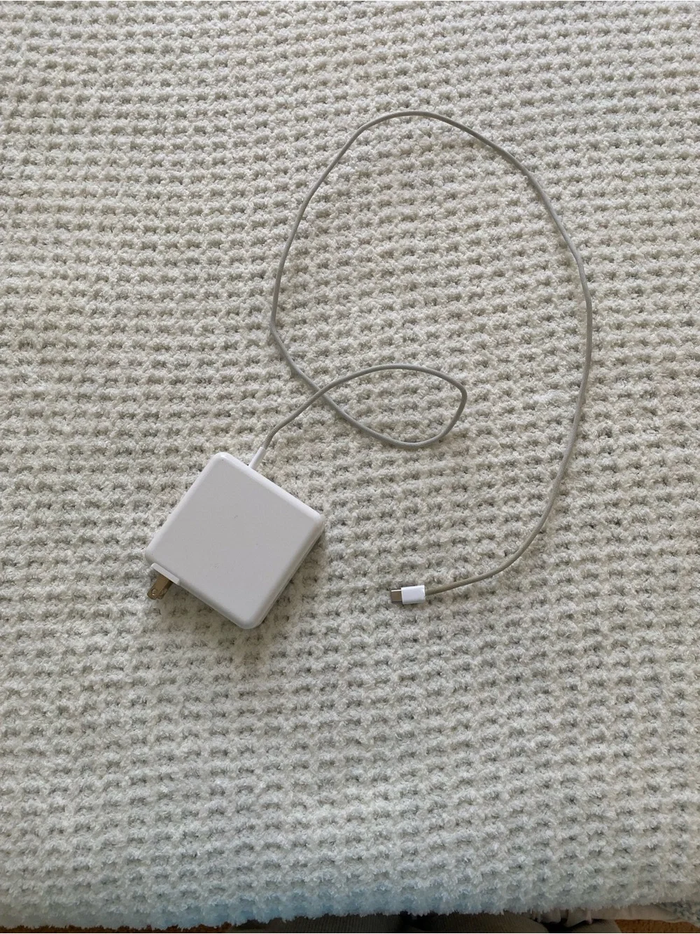 White Apple USB-C Charger